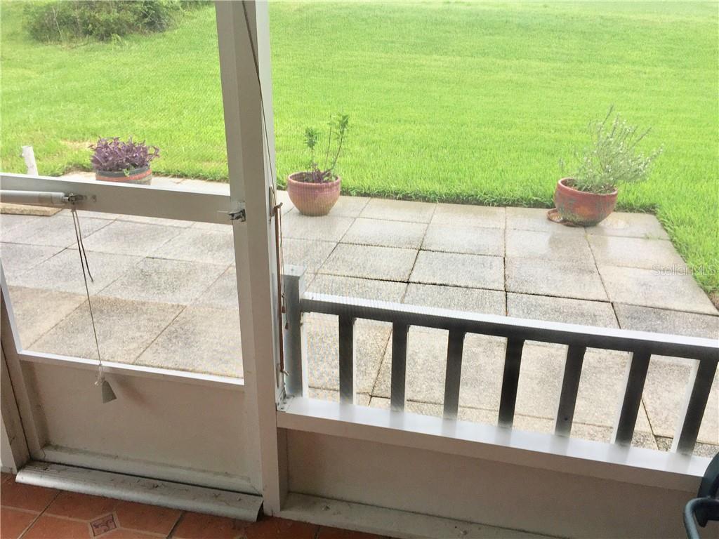 REAR ENTRANCE TO PATIO