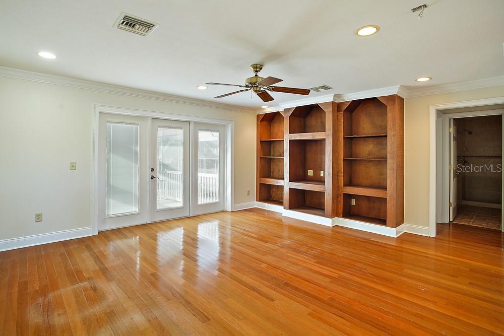 Second Story Family Room Leading to Pool Balcony!