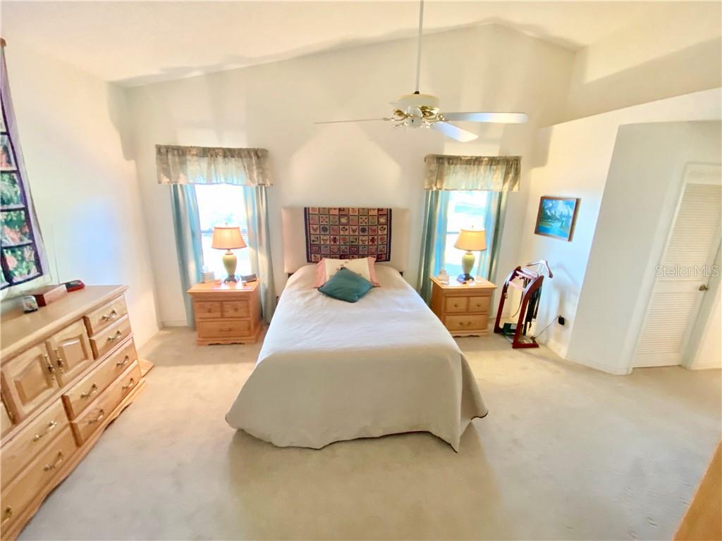 SPACIOUS MASTER BEDROOM HAS HIS/HER WALK IN CLOSETS