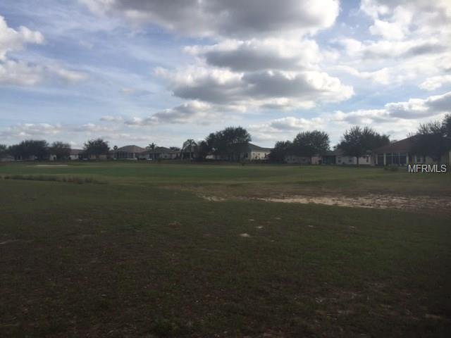 backyard view of golf course