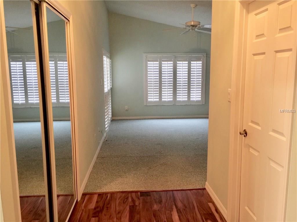 MASTER BEDROOM WITH DOUBLE CLOSETS