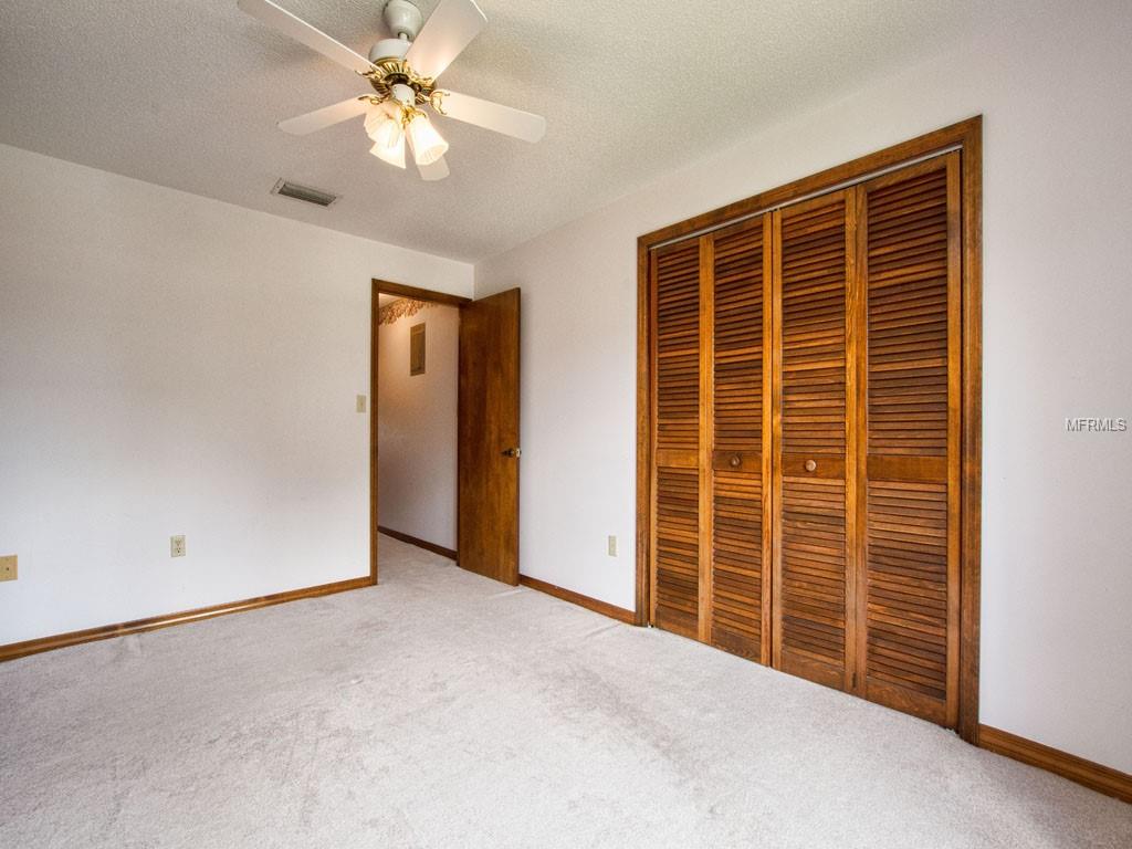Oversized Closet compliments the 2nd Bedroom.