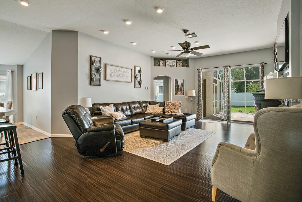 Living area with lots of natural light