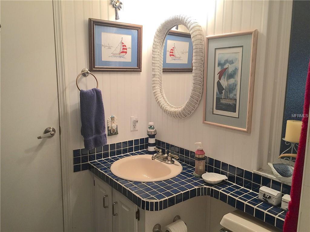 GUEST BATH WITH TILED COUNTERTOP