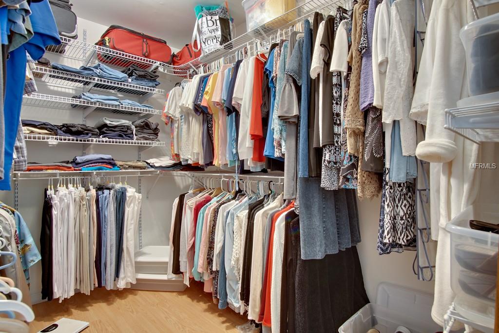 Large walk in closet