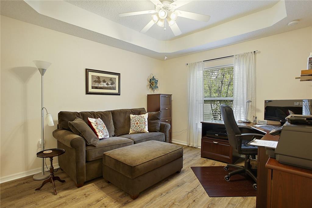 2ND BEDROOM FEATURES TRAY CEILINGS AND THAT GORGEOUS FLOORING AGAIN
