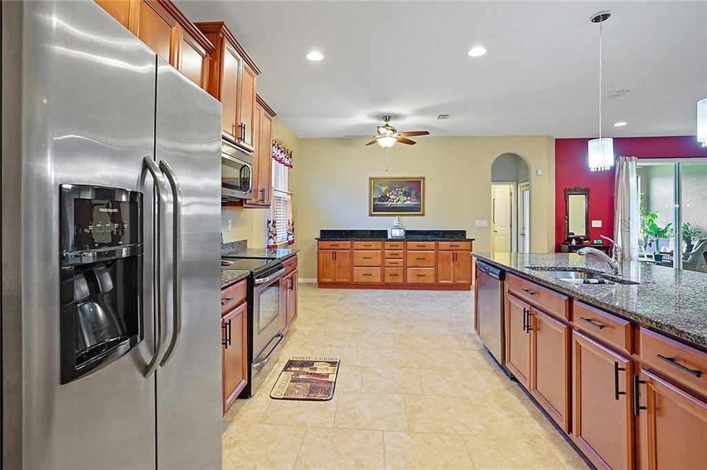 All stations perfectly placed to make prepping, cooking, baking, and cleaning a breeze.