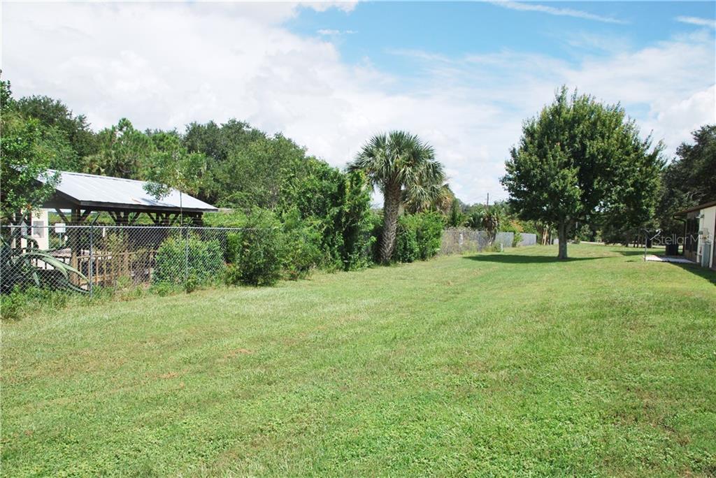 Your back-yard view. Isn't this peaceful?