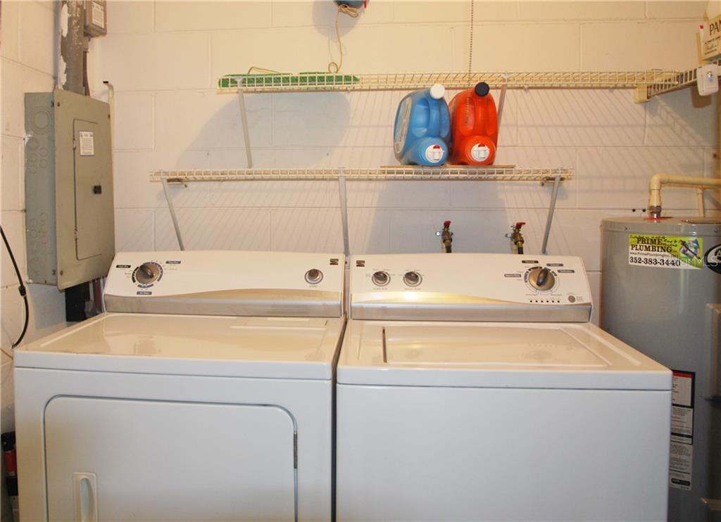 Laundry Room in its own room inside Lanai. Both washer and dryer convey.