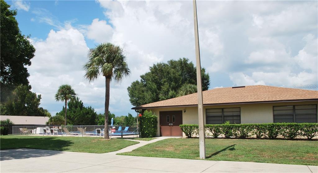 Clubhouse and Pool.