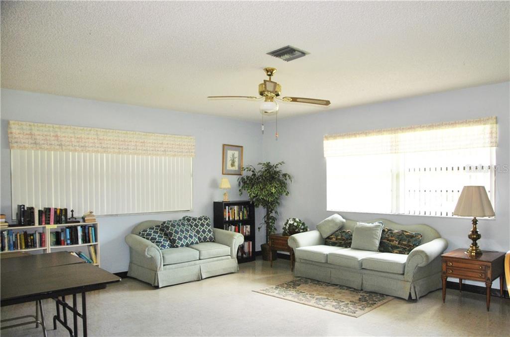 The Clubhouse hang-out. Your home away from home. Borrow a book, sit back and relax or play some pool!