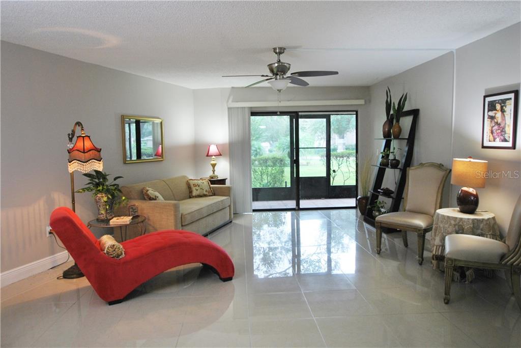 Spacious and bright Great Room with gorgeous flooring