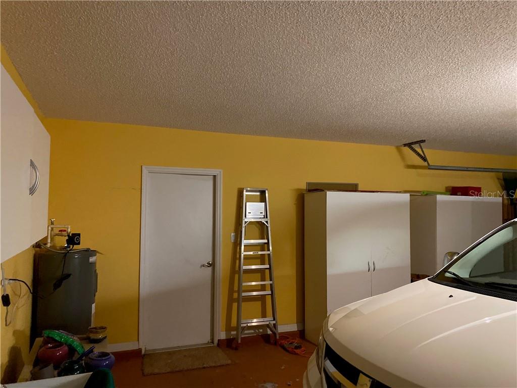 LARGE TWO CAR GARAGE WITH PLENTY OF STORAGE