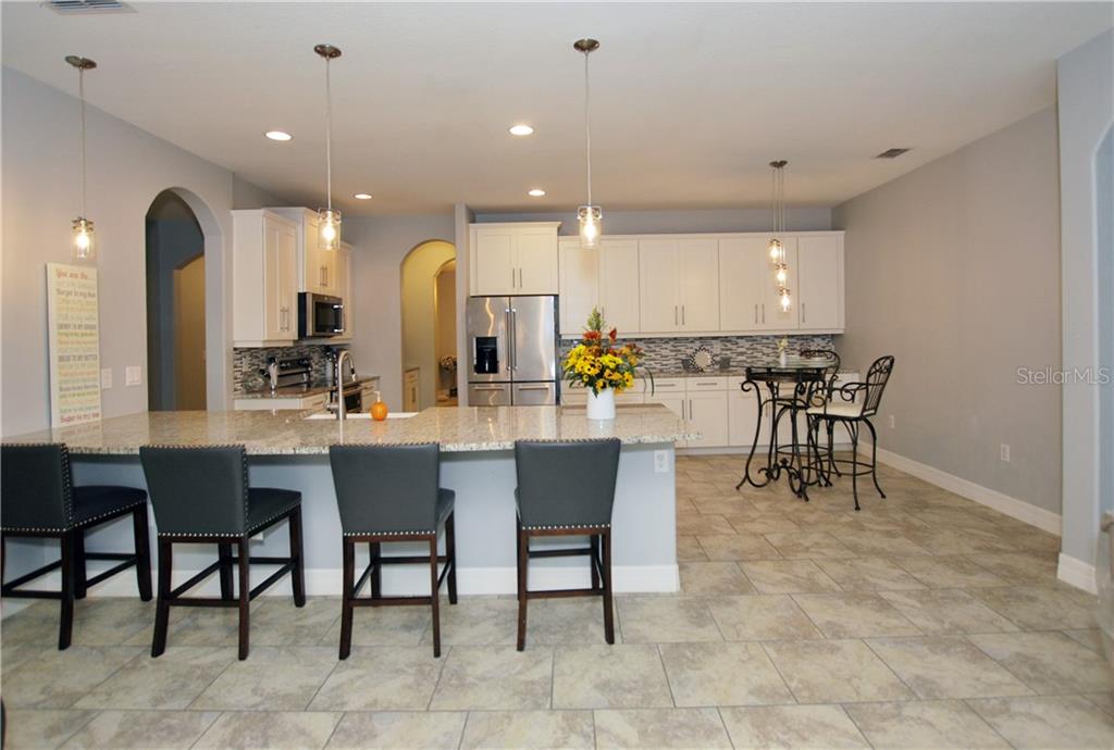 Be in on the action; you can cook and know what the family is doing.