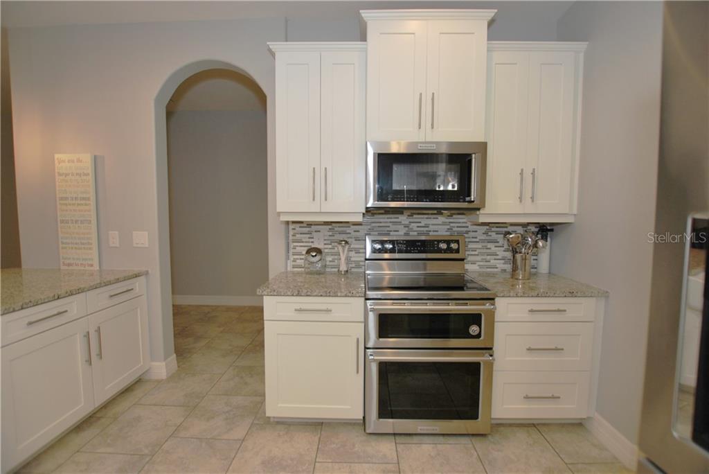 Top of the line appliances.