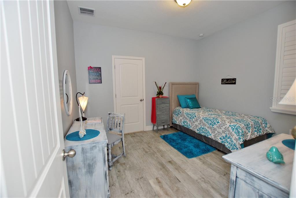 Bedroom No. 1 has a walk-in closet and access to a Jack and Jill Bathroom.