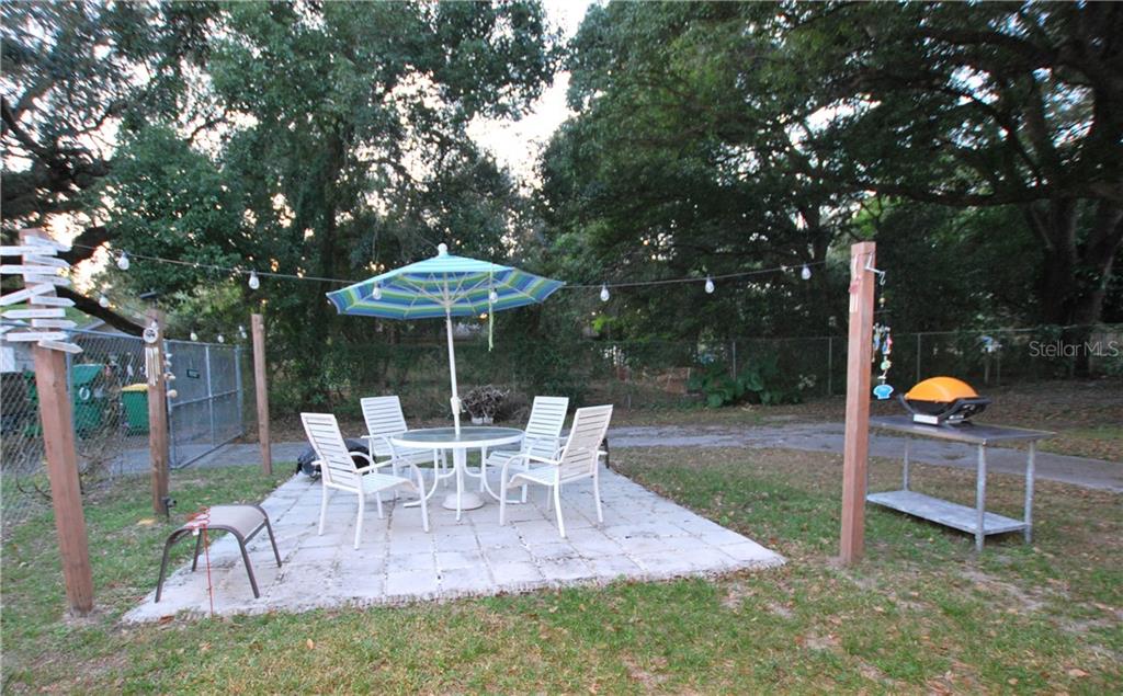 This will be another favorite spot. Ready for you to have your morning cup of coffee. In the evening, spark up the grill, sit back, and enjoy a cocktail.