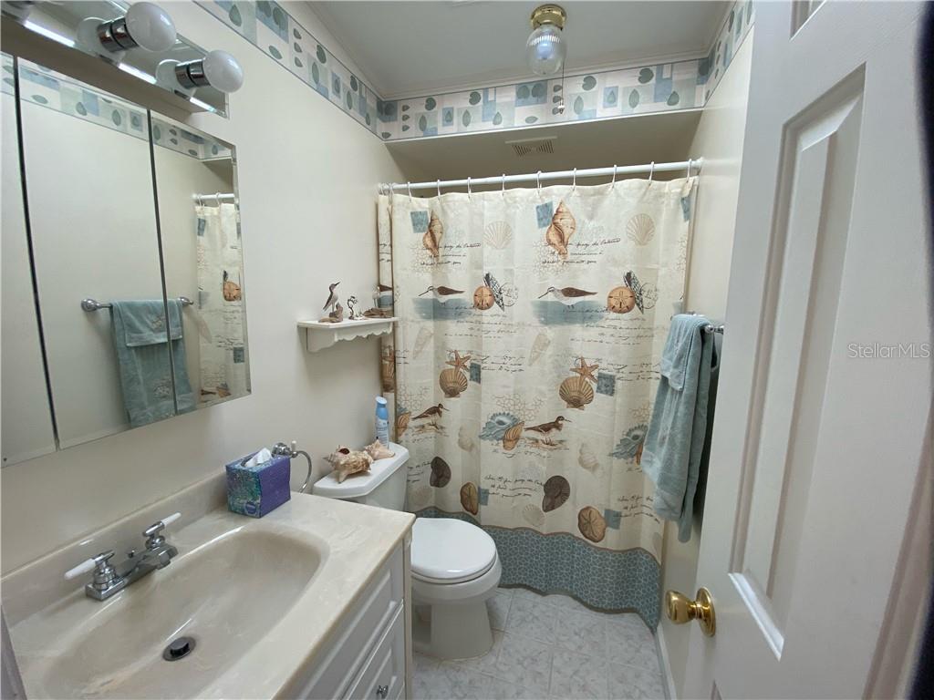 GUEST BATHROOM WITH UPDATED VANITY