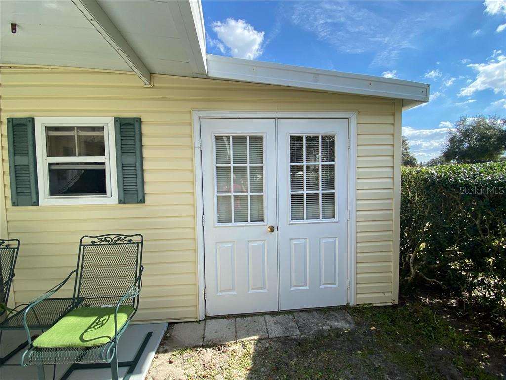 DOUBLE DOORS ON GOLF CART GARAGE