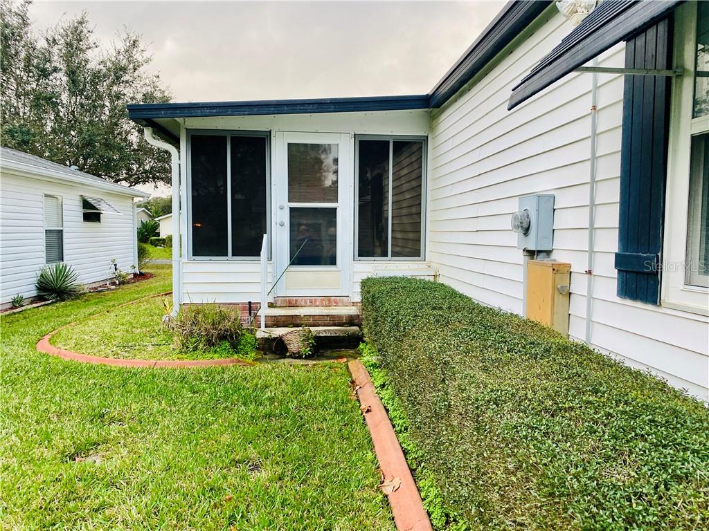 INVITING REAR ENTRANCE