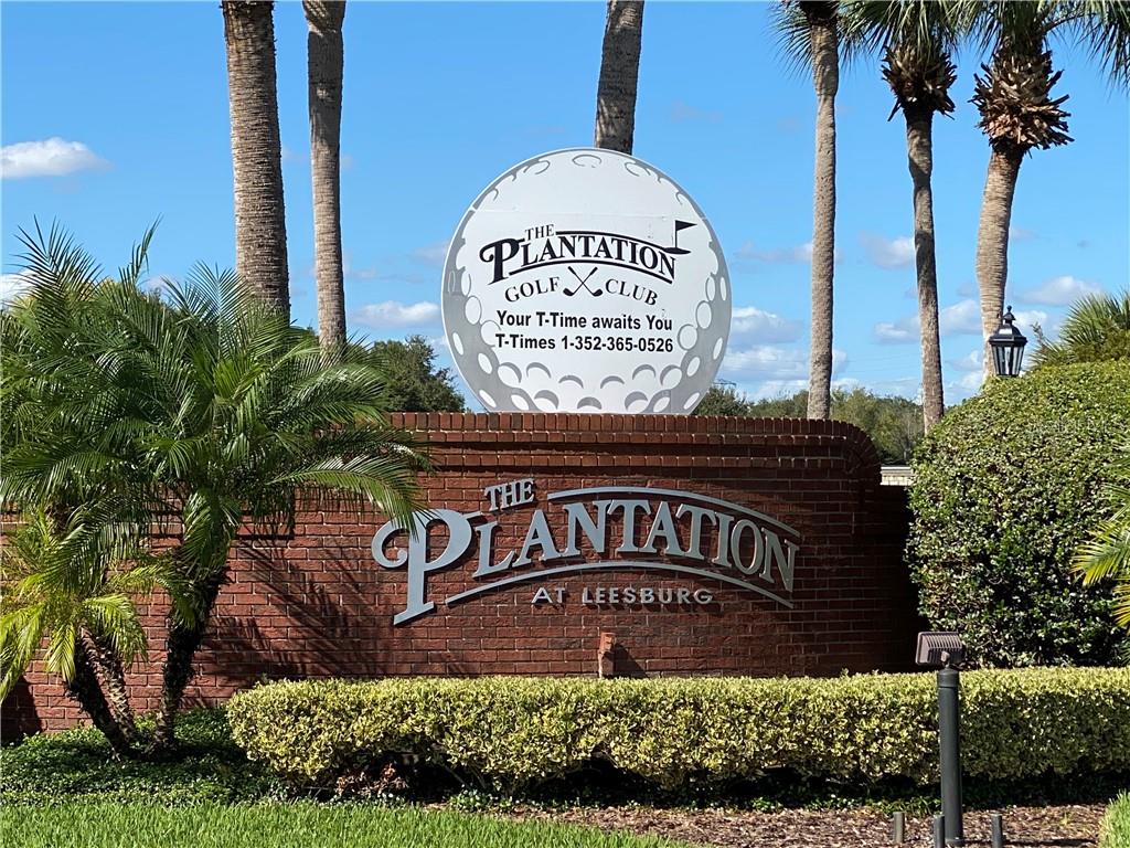 THE PLANTATION AT LEESBURG A GOLF AND TENNIS COMMUNITY