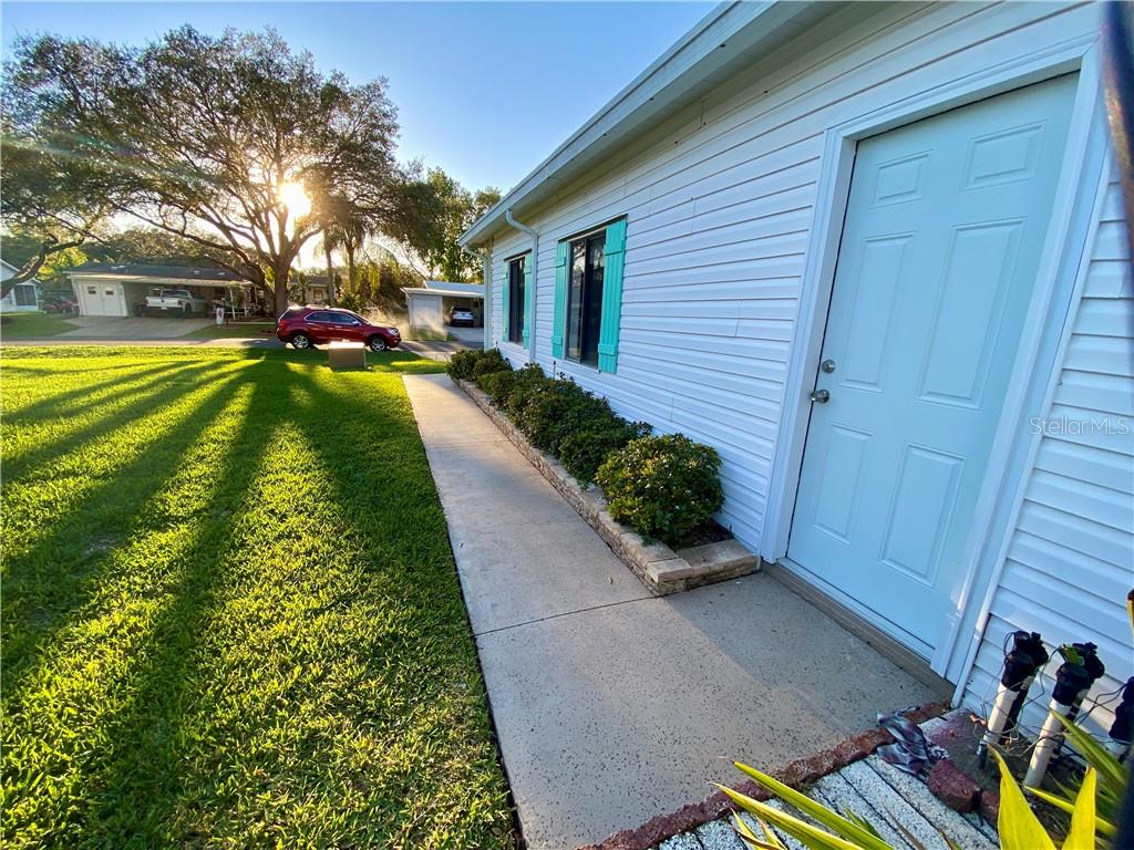 ADDED BACK DOOR TO UTILITY ROOM