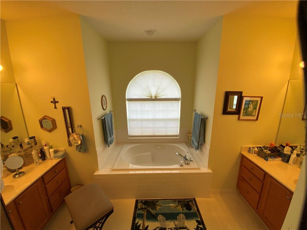 SEPARATE VANITIES IN MASTER BATH