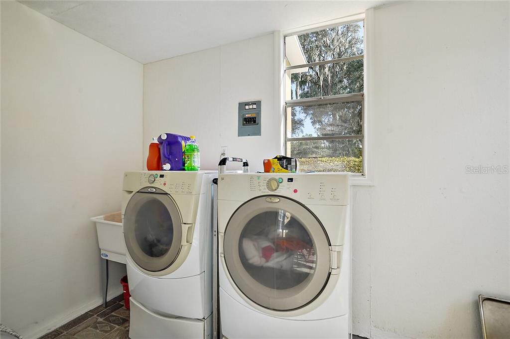 Convenient front-loading Washer & Dryer plus Sink