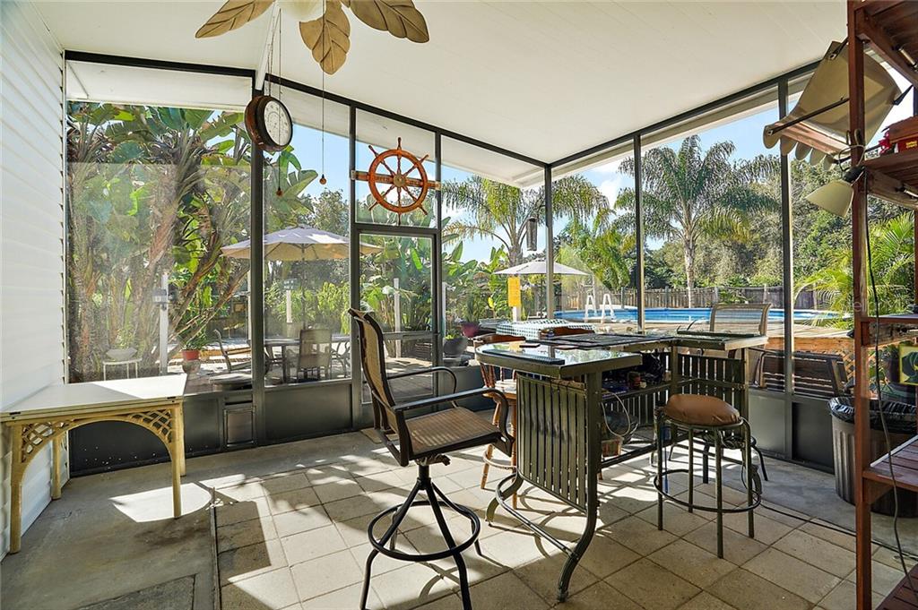 Lanai leads to Tropical Fun