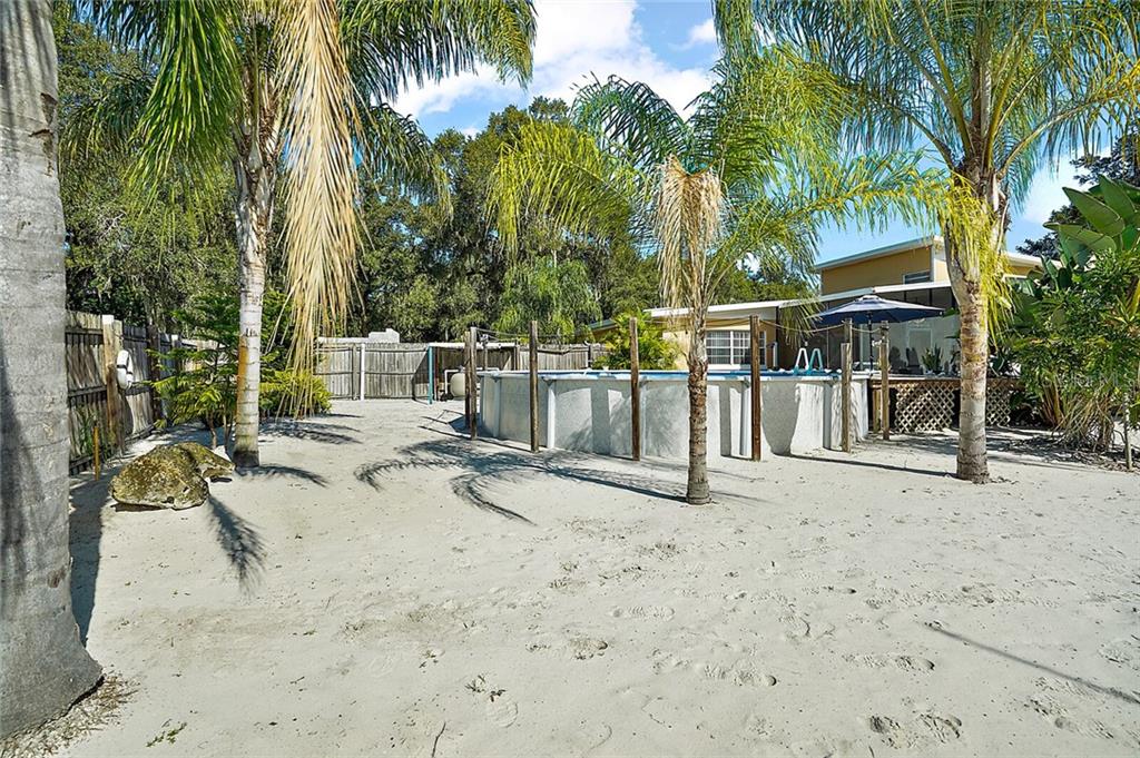 Your bare feet will love the soft white sands