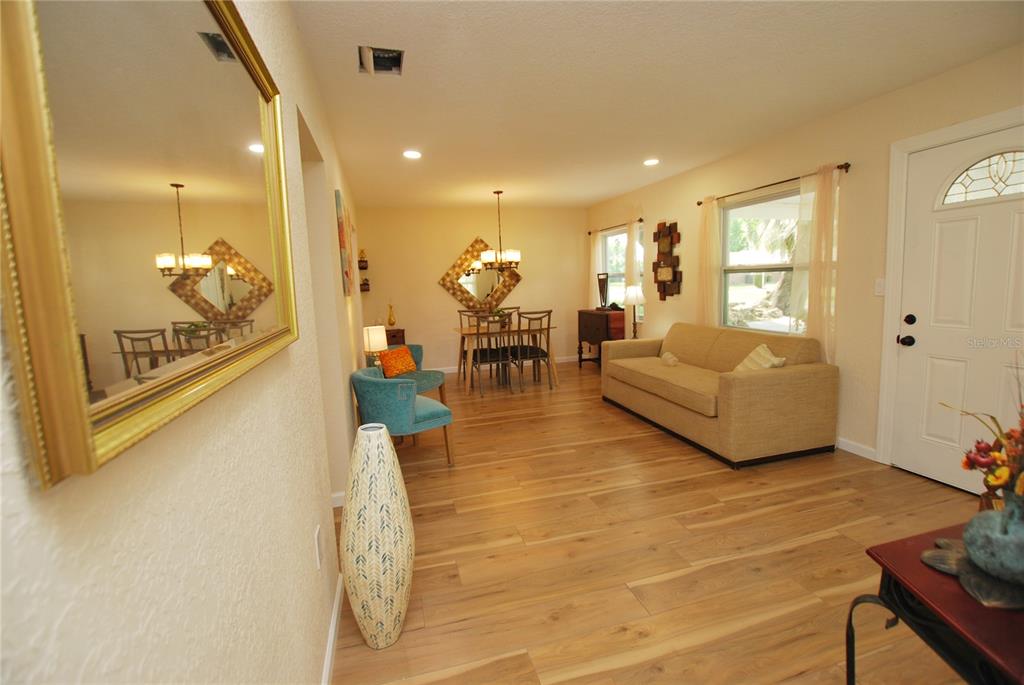 Living room from front entrance.