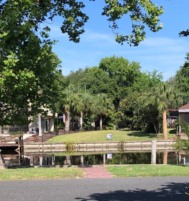 waterfront view from across the street
