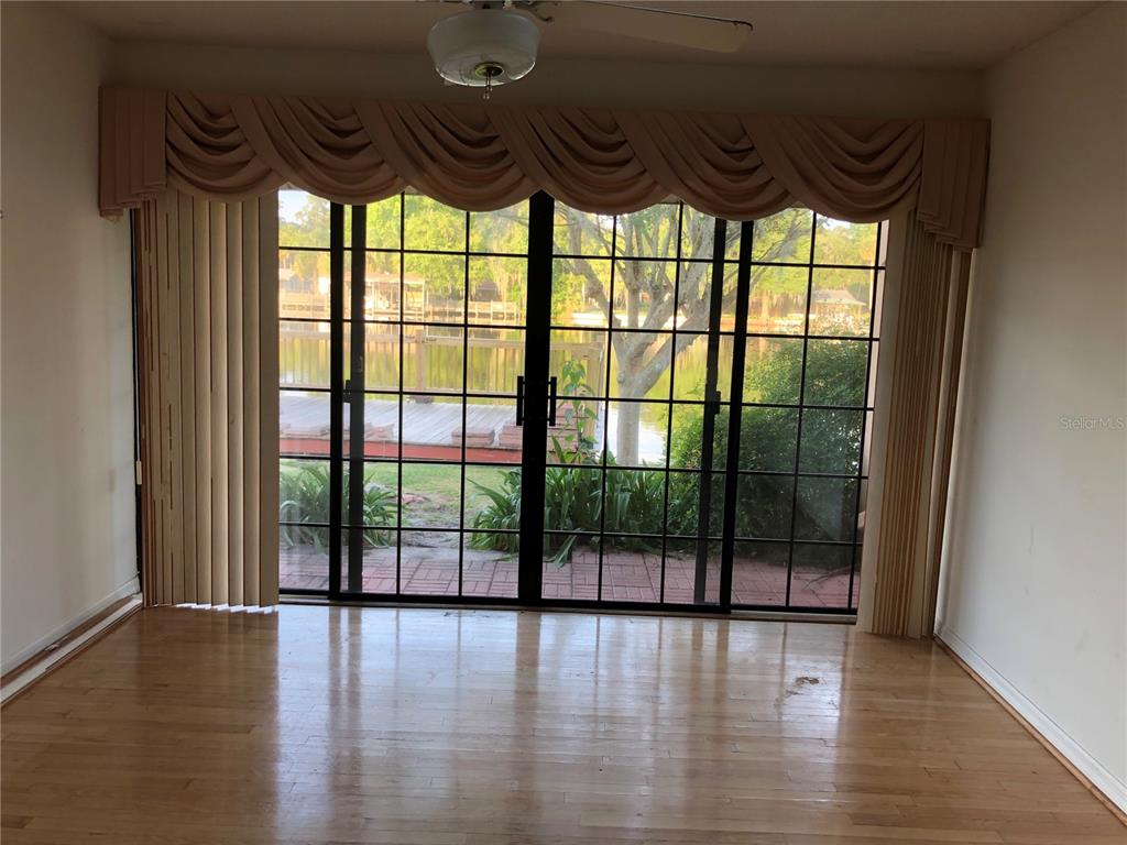 view from living room