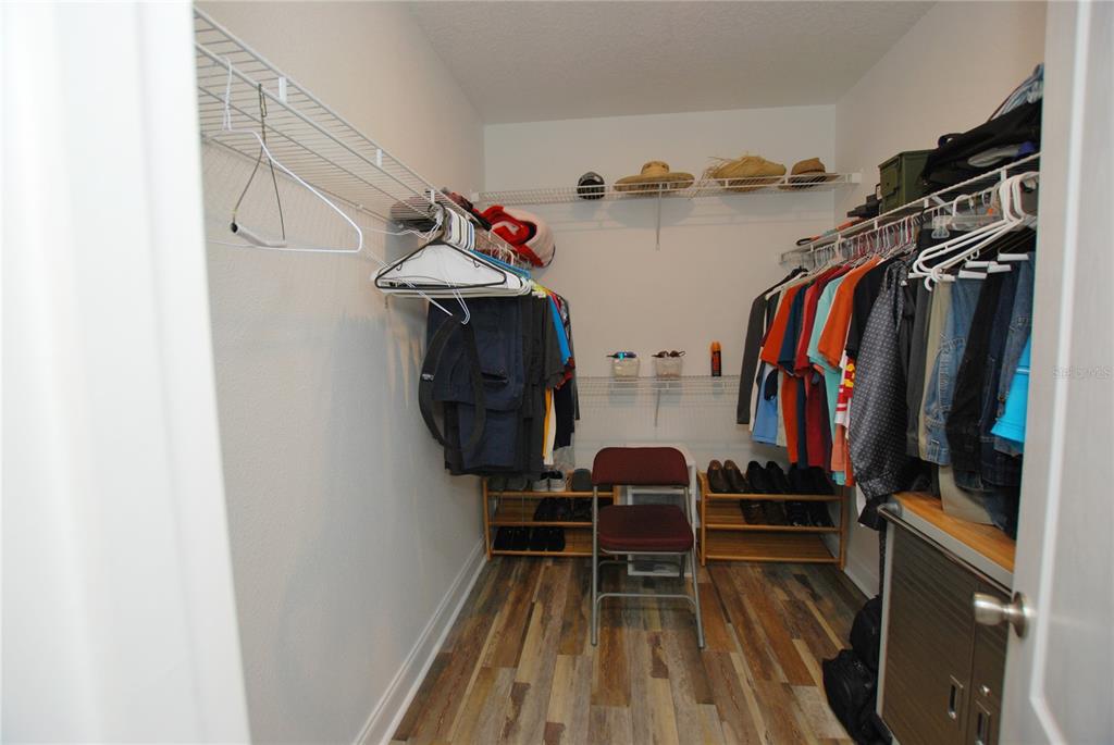 Walk-in Closet in Master.