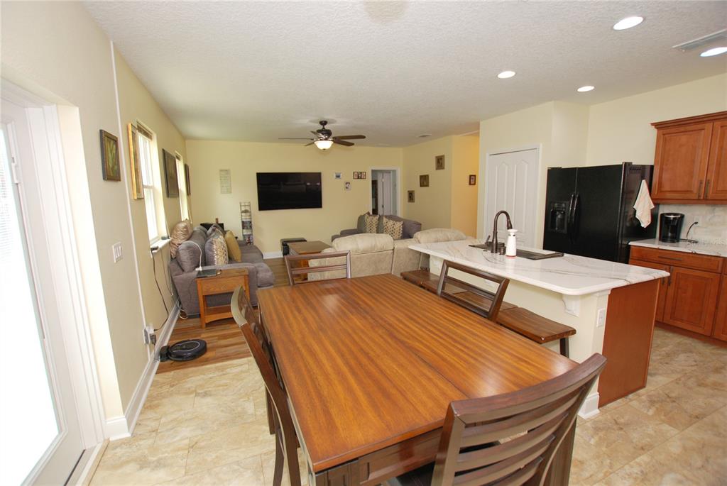 Exit to back patio from Dining Room.