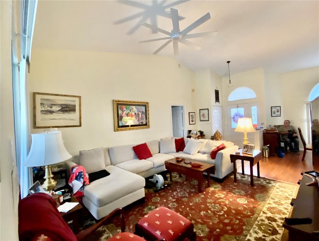 LIVING ROOM LOOKING TOWARDS FOYER