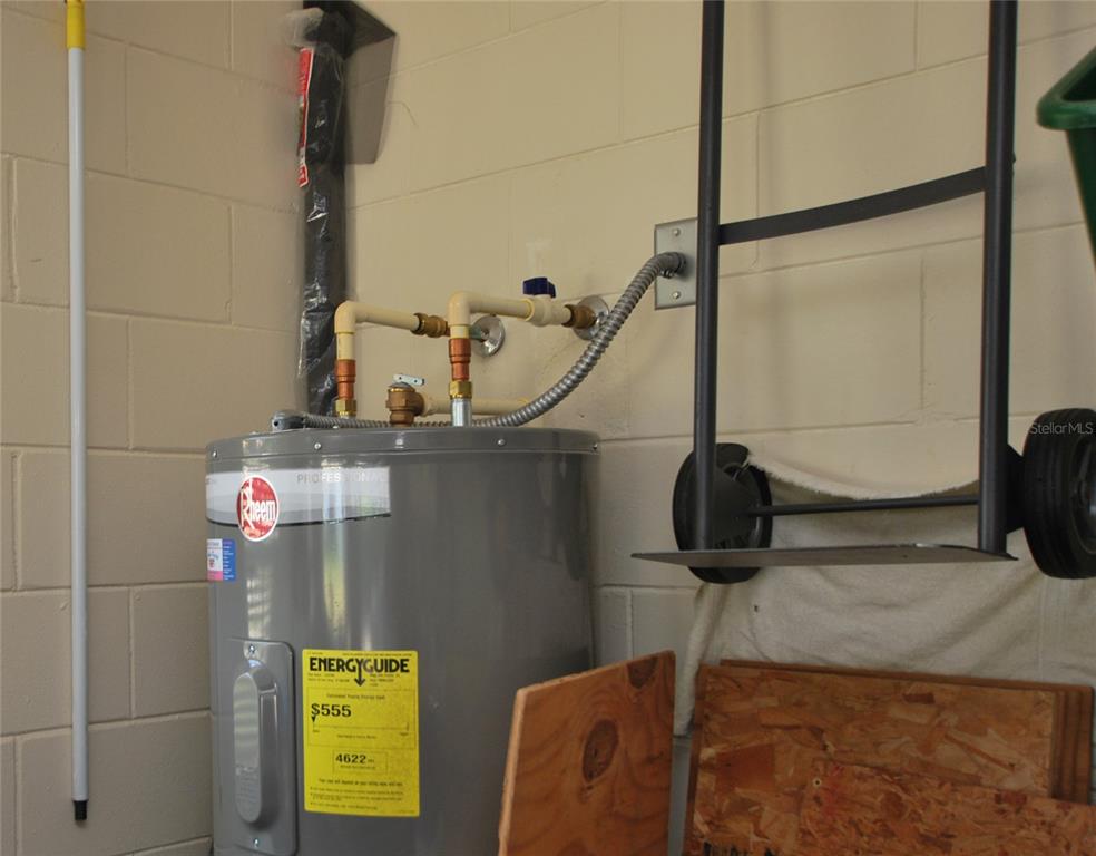 5-year old Rheem Water Heater.