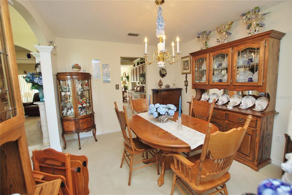 Formal dining room for family meals and holiday gatherings.