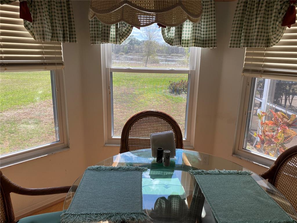 VIEWS OF RIVER FROM DINETTE