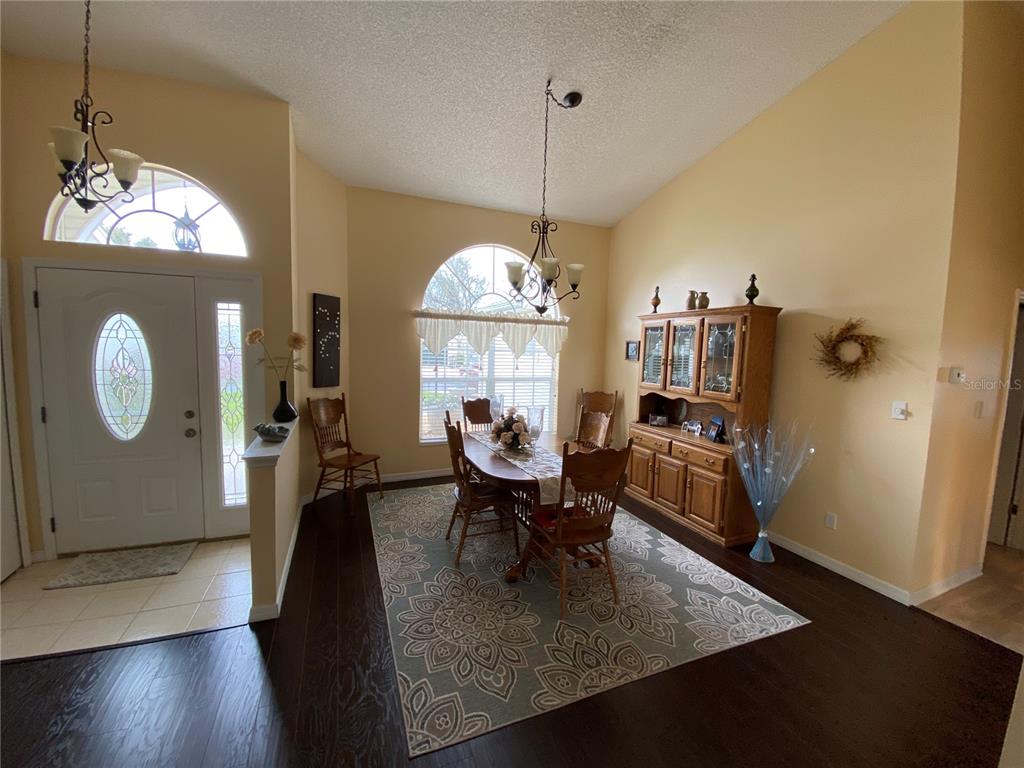 ENTRANCE AND DINING ROOM