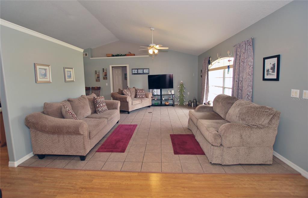 LIVING ROOM IS SPACIOUS AND BRIGHT