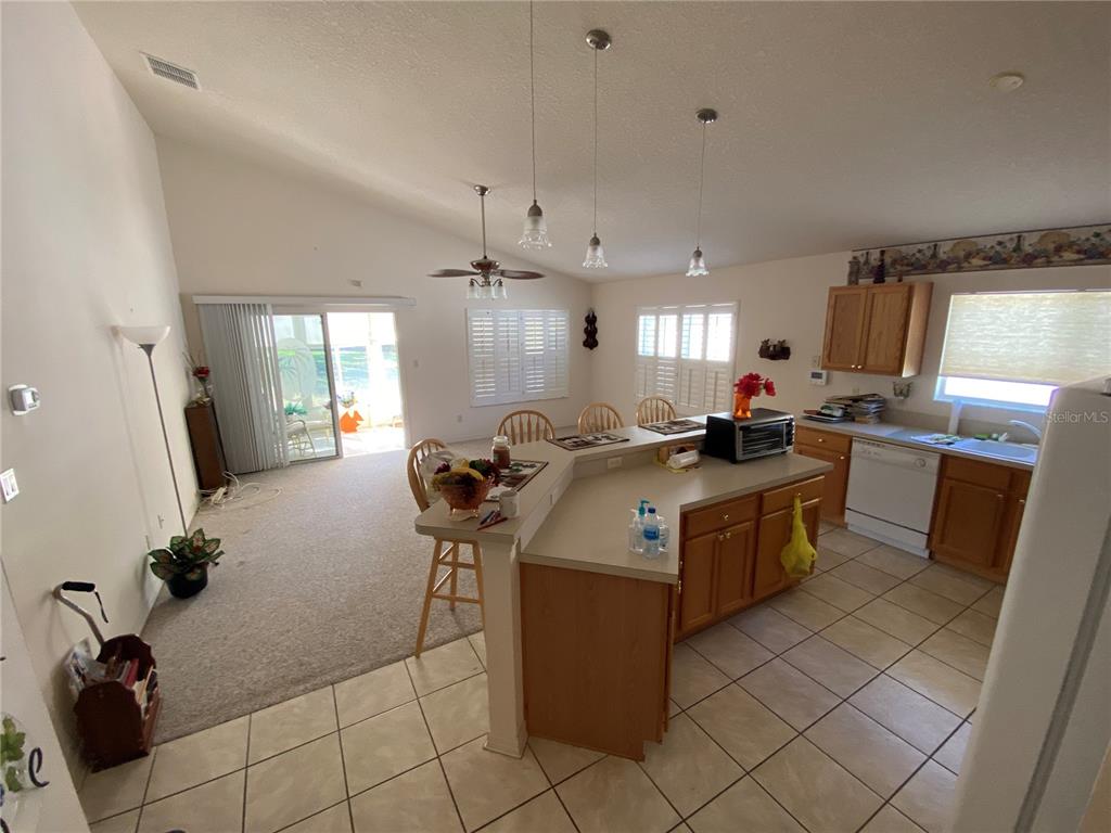 LARGE KITCHEN AND FAMILY ROOM