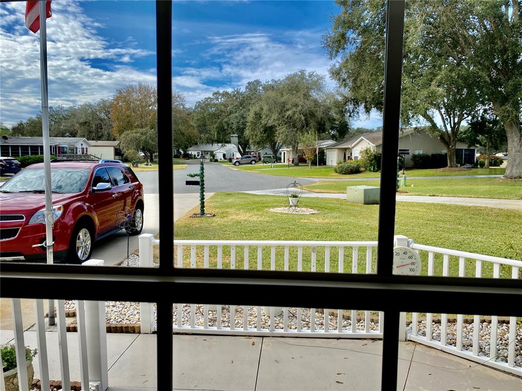 NICE VIEW FROM DINETTE WINDOW