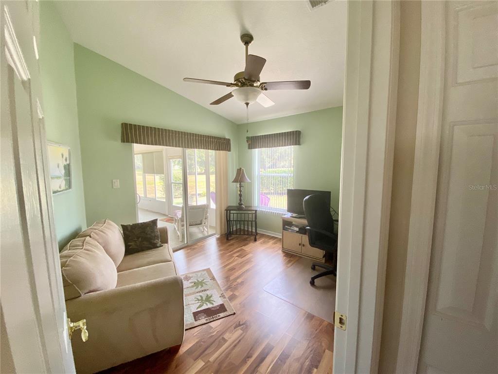 LARGE DEN/OFFICE WITH NEWER FLOOR