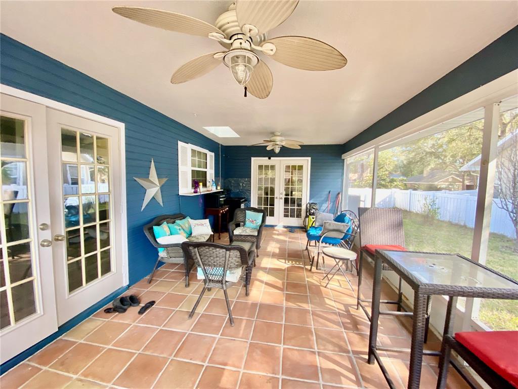 STONE PATIO OUTSIDE OF LANAI