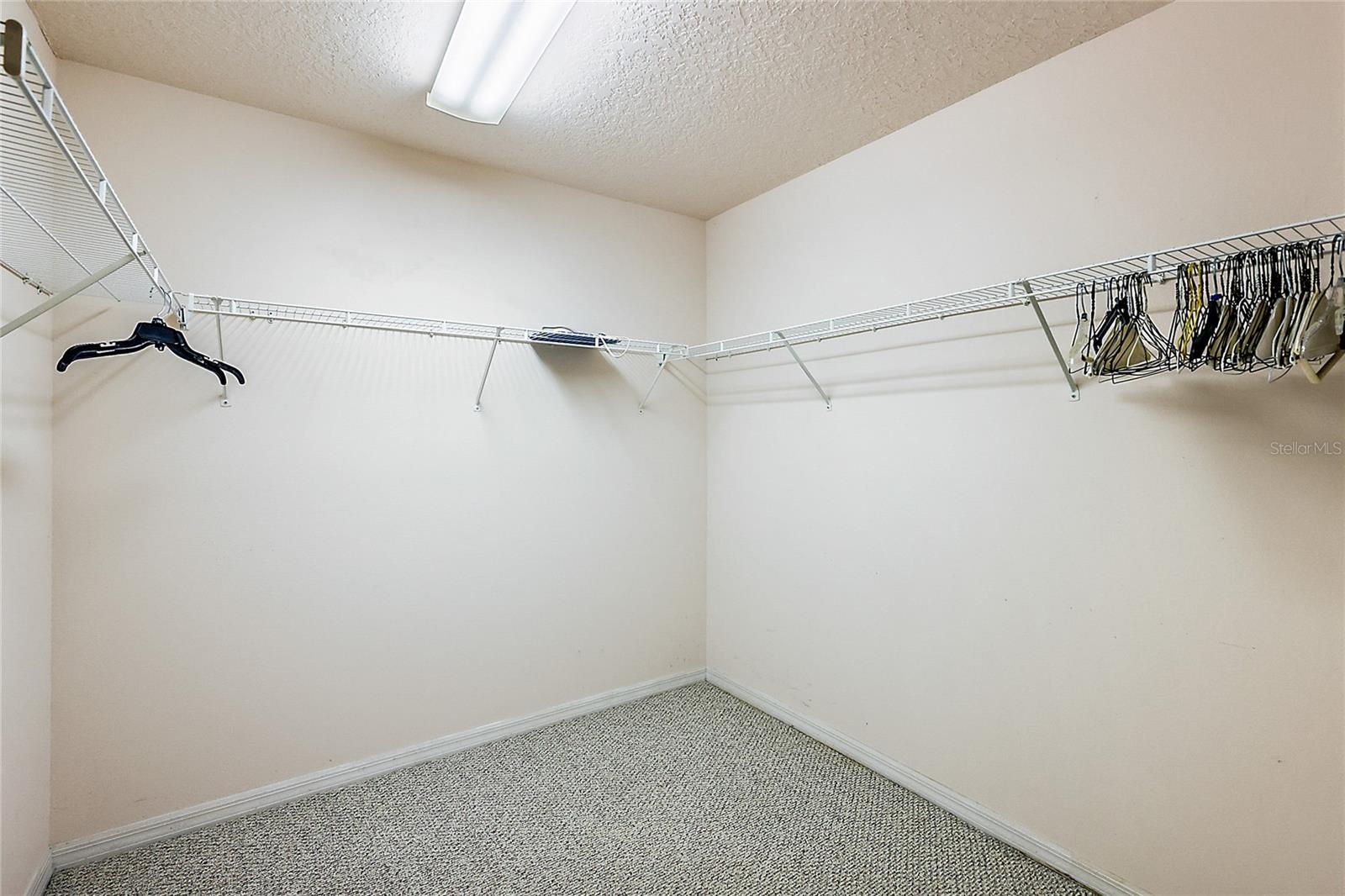 walk in master closet