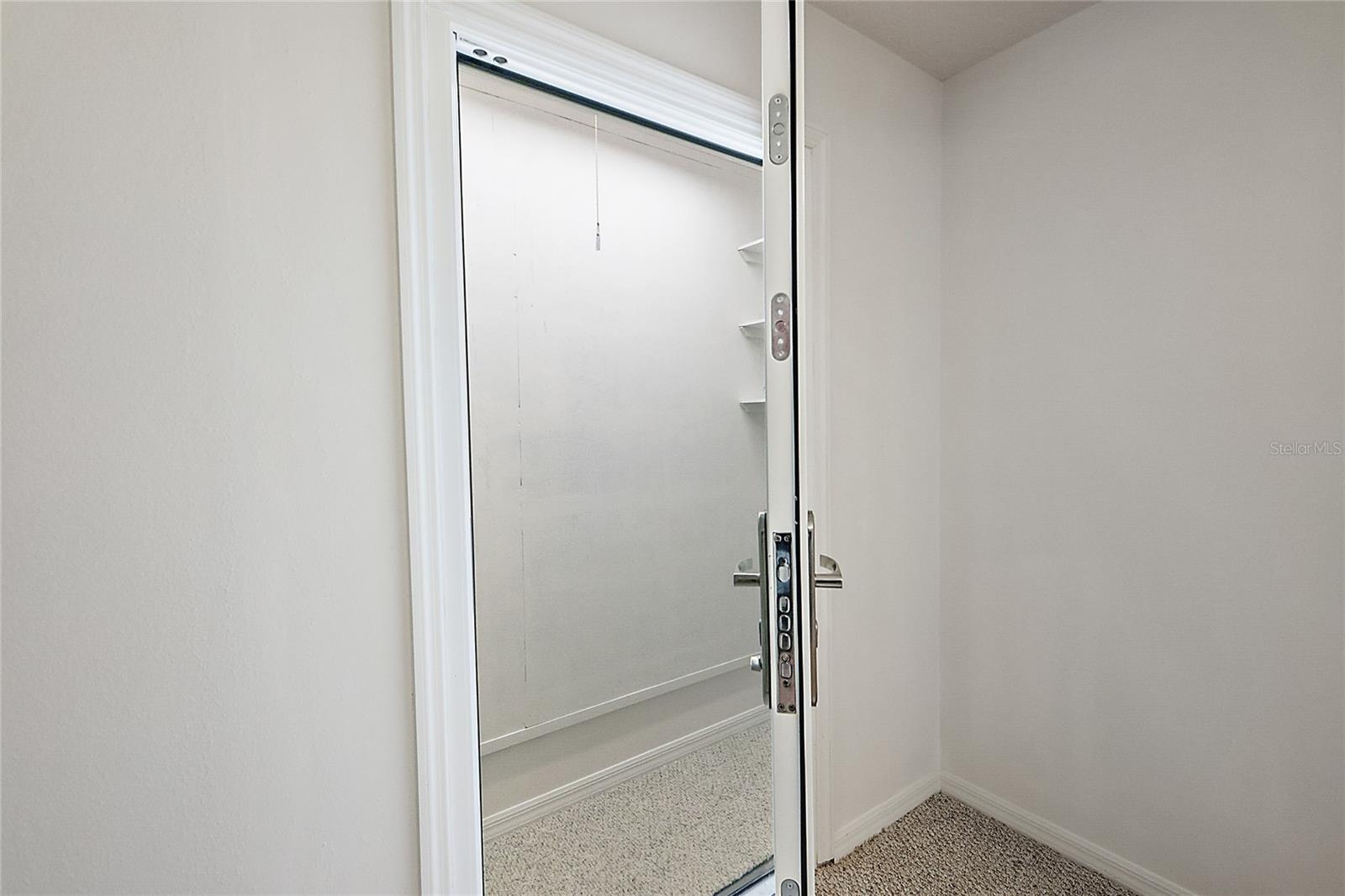 bedroom built in safe / closet