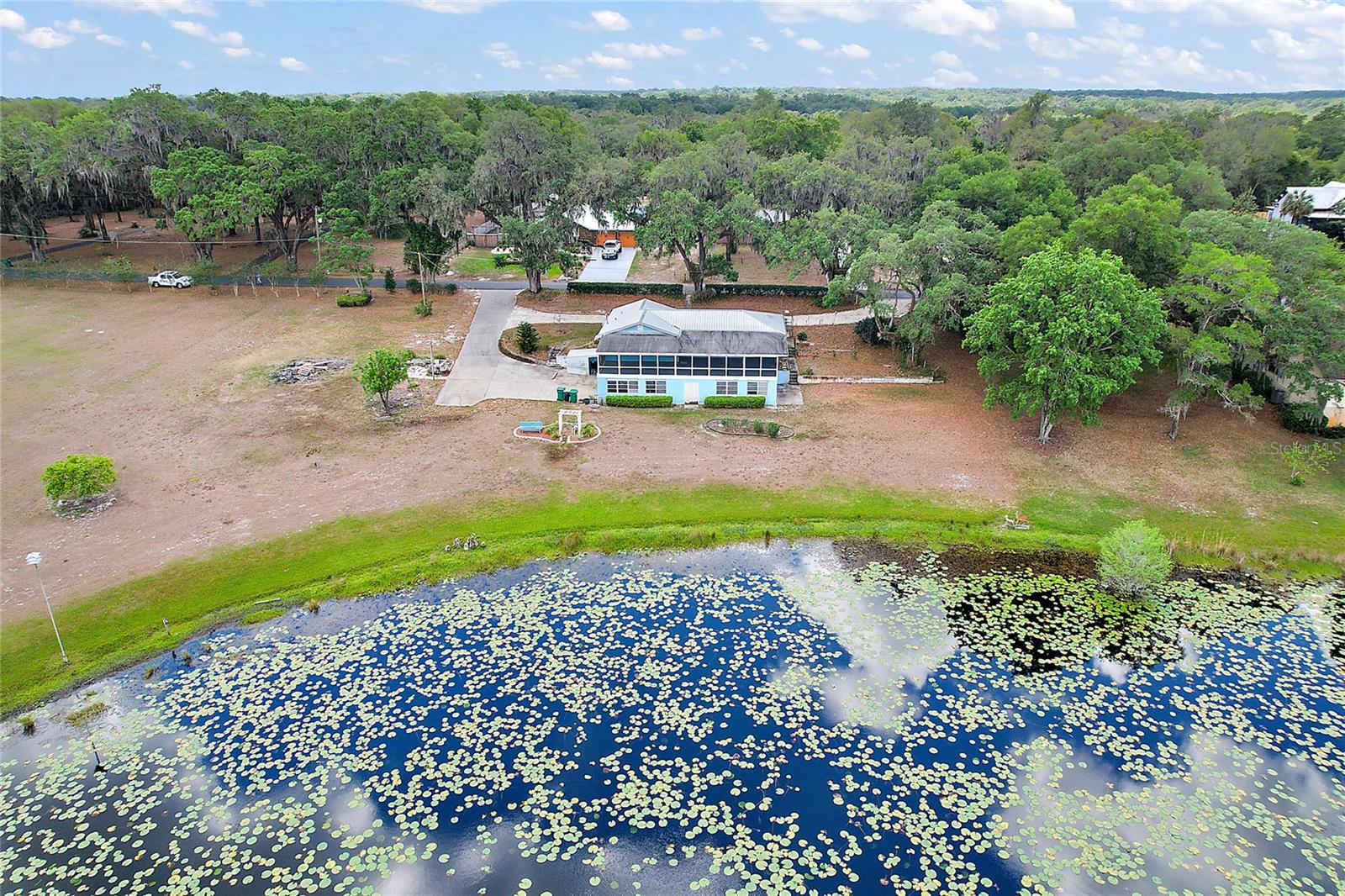 250+ ft frontage on Lake Hermosa
