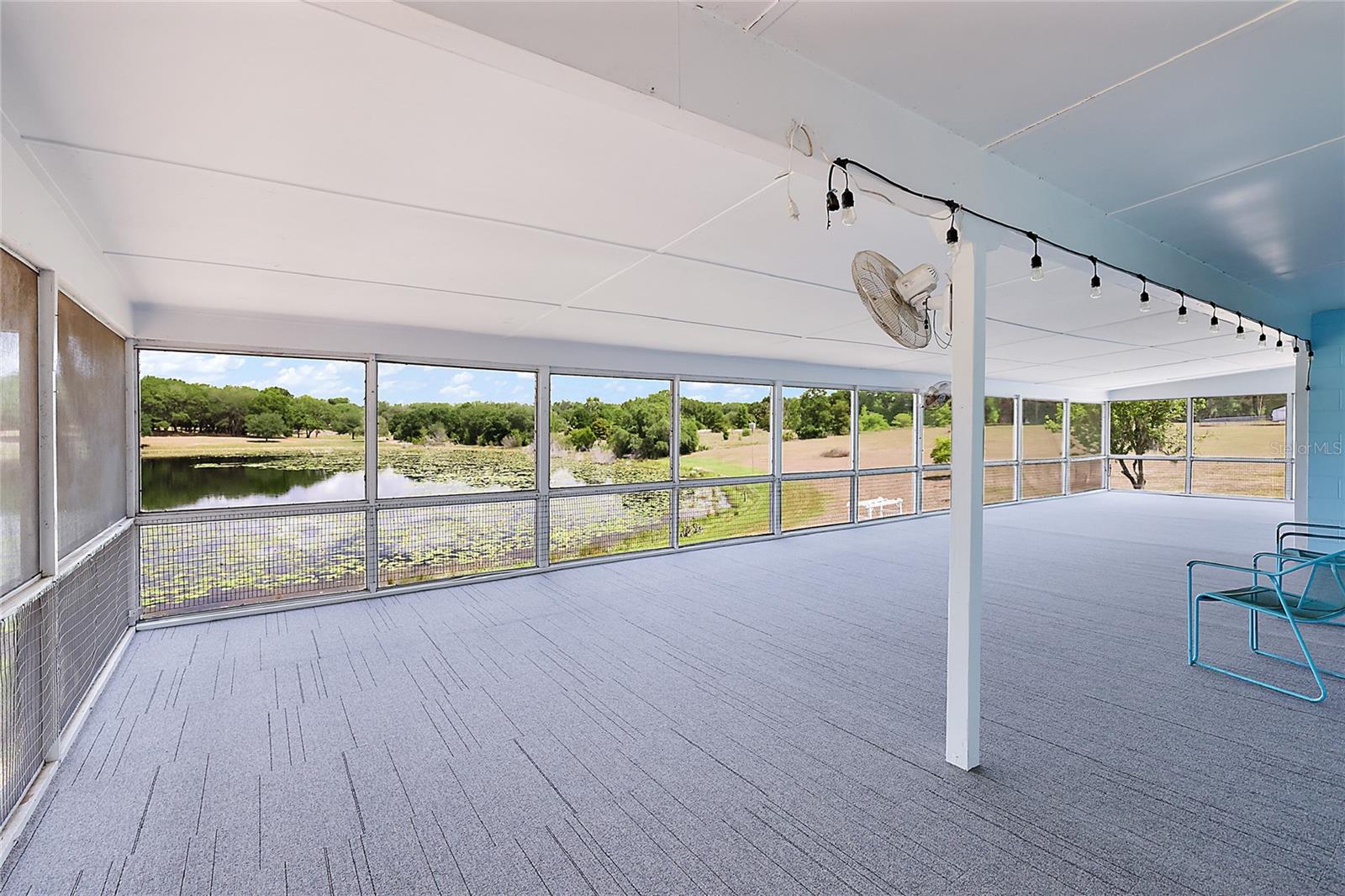 Close to 1,200 square feet of enclosed deck and porch space