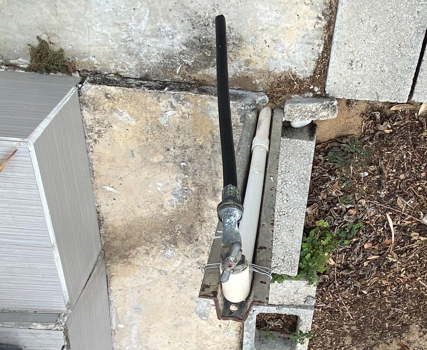 EXTRA WATER SPIGOTS FOR WATERING PLANTS